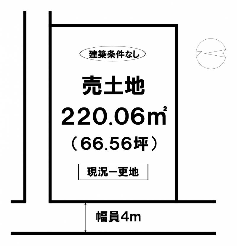 松山市古川北  の区画図