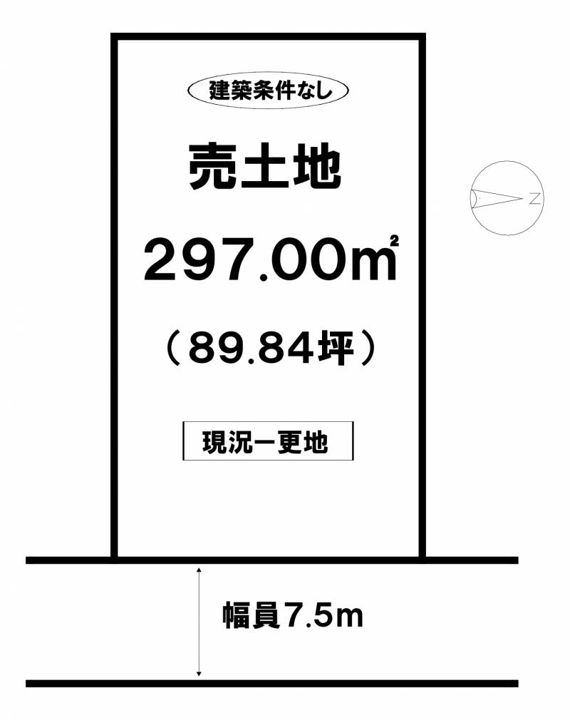 松山市山越  の区画図