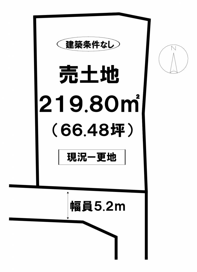 松山市山越町  の区画図