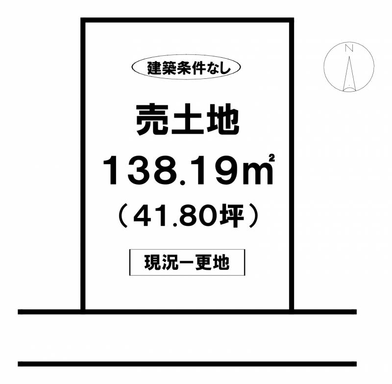 松山市北斎院町  の区画図