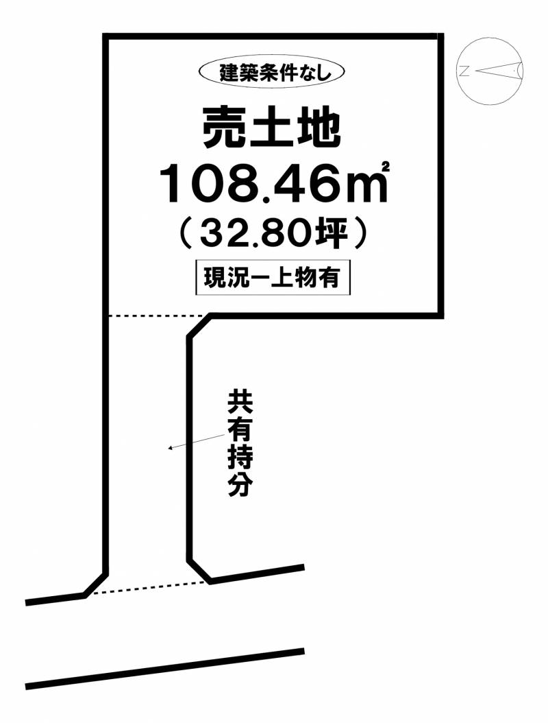 松山市久万ノ台  の区画図