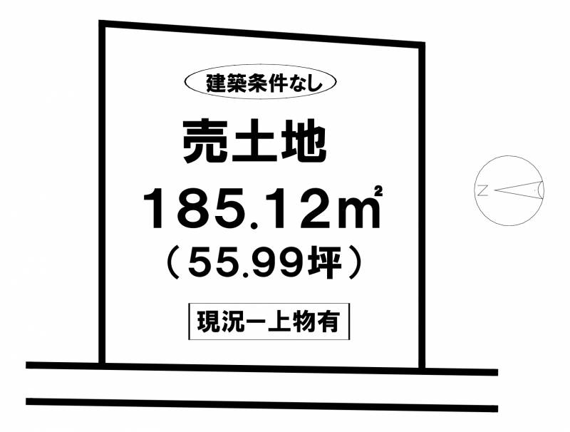 松山市平田町  の区画図