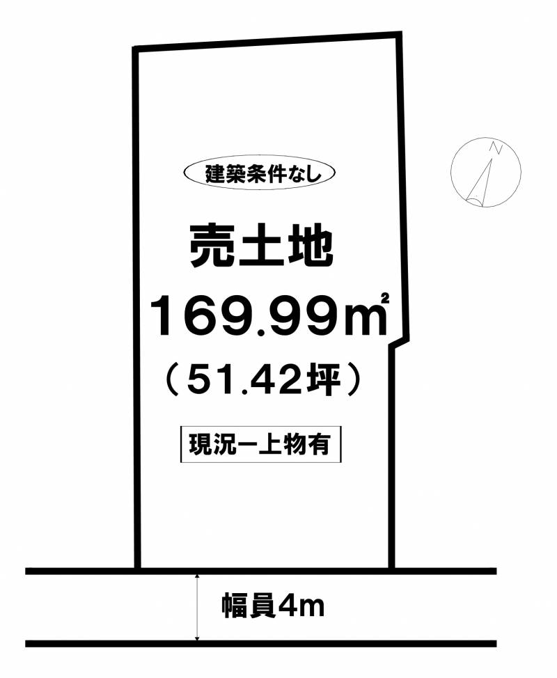 松山市和泉北  の区画図