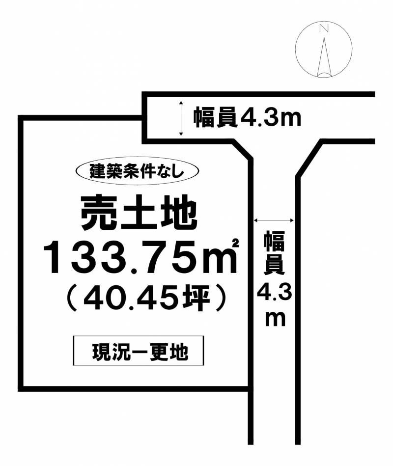 松山市和泉南  の区画図