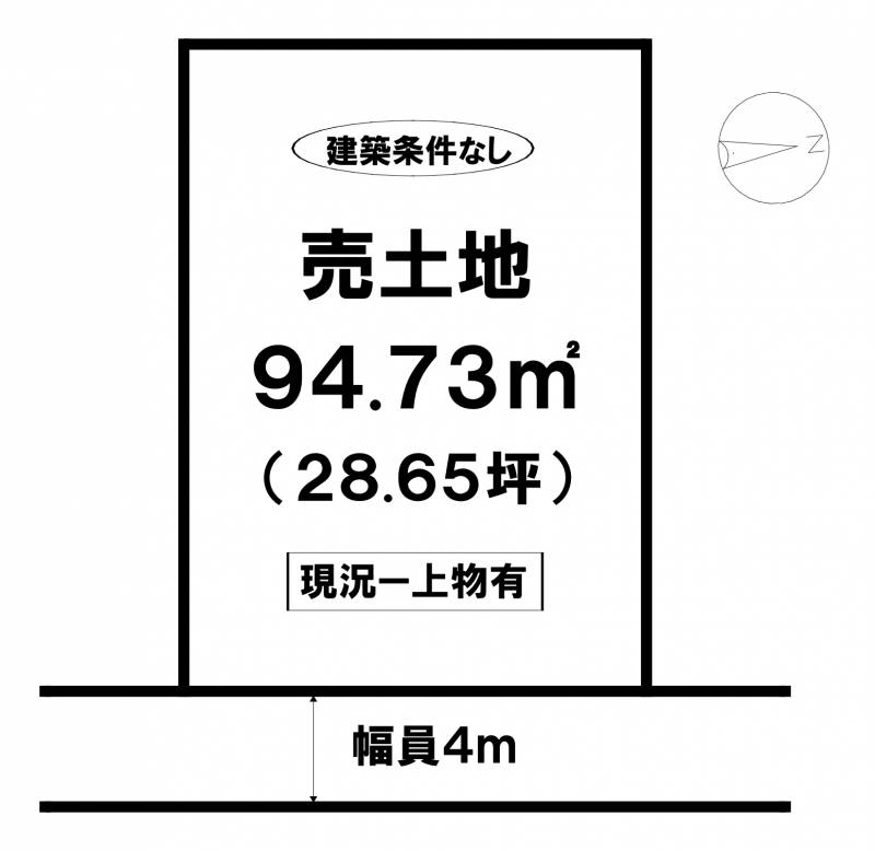 松山市山越  の区画図