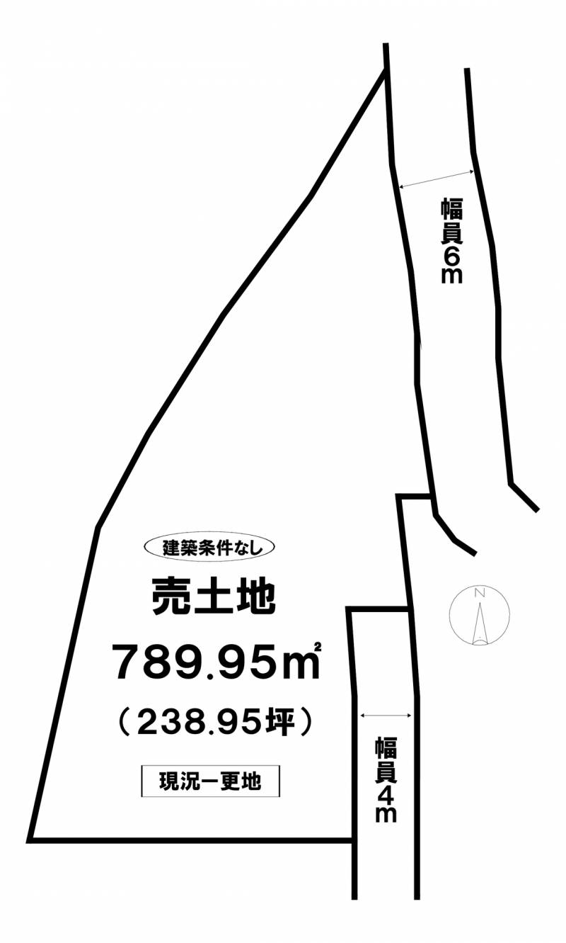 松山市石手白石  の区画図