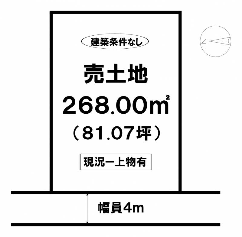 松山市古川北  の区画図