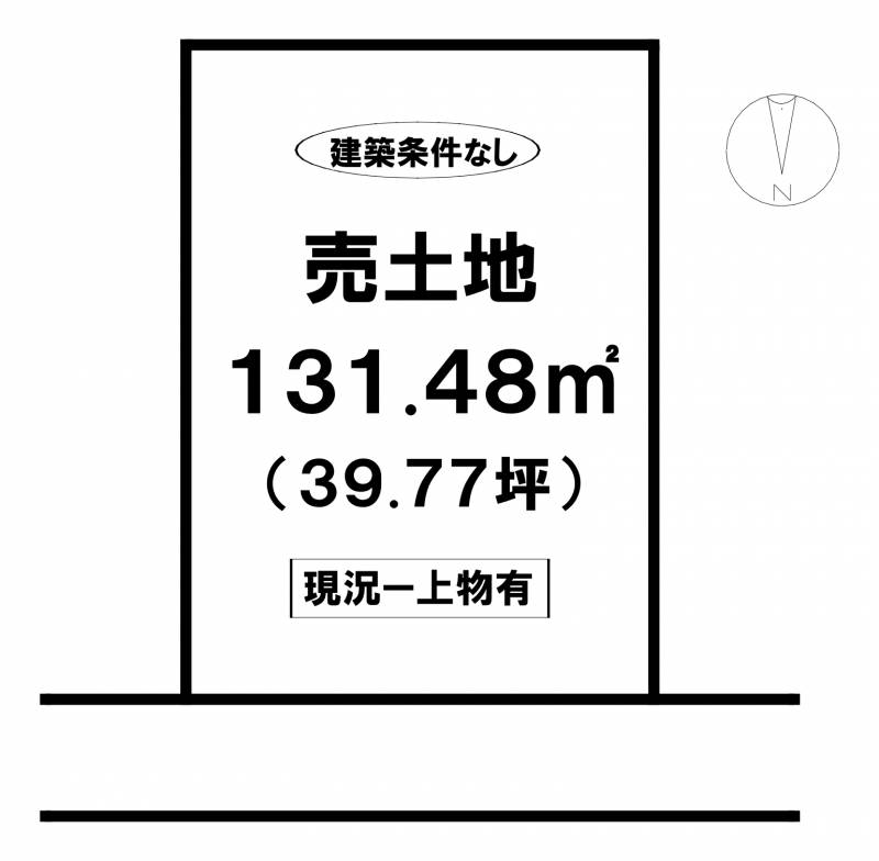 松山市北斎院町 の区画図