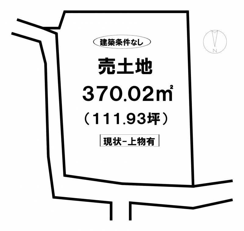 松山市山越  の区画図