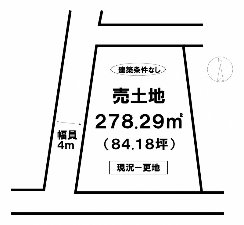 松山市西垣生町  の区画図