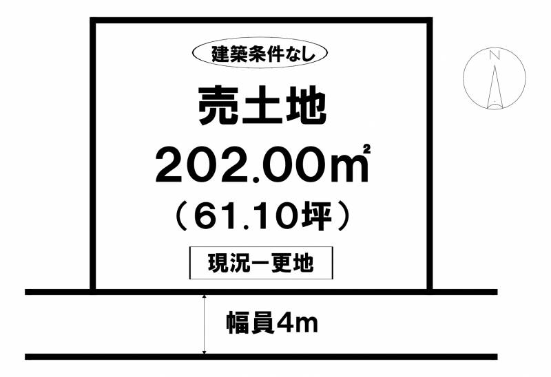 松山市古三津  の区画図