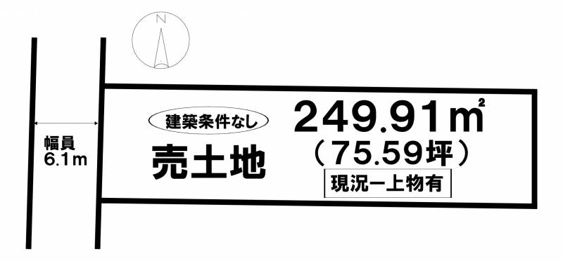 松山市西一万町  の区画図