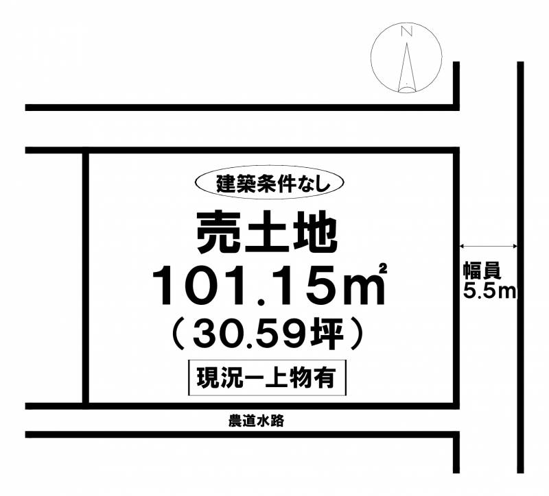 松山市針田町  の区画図