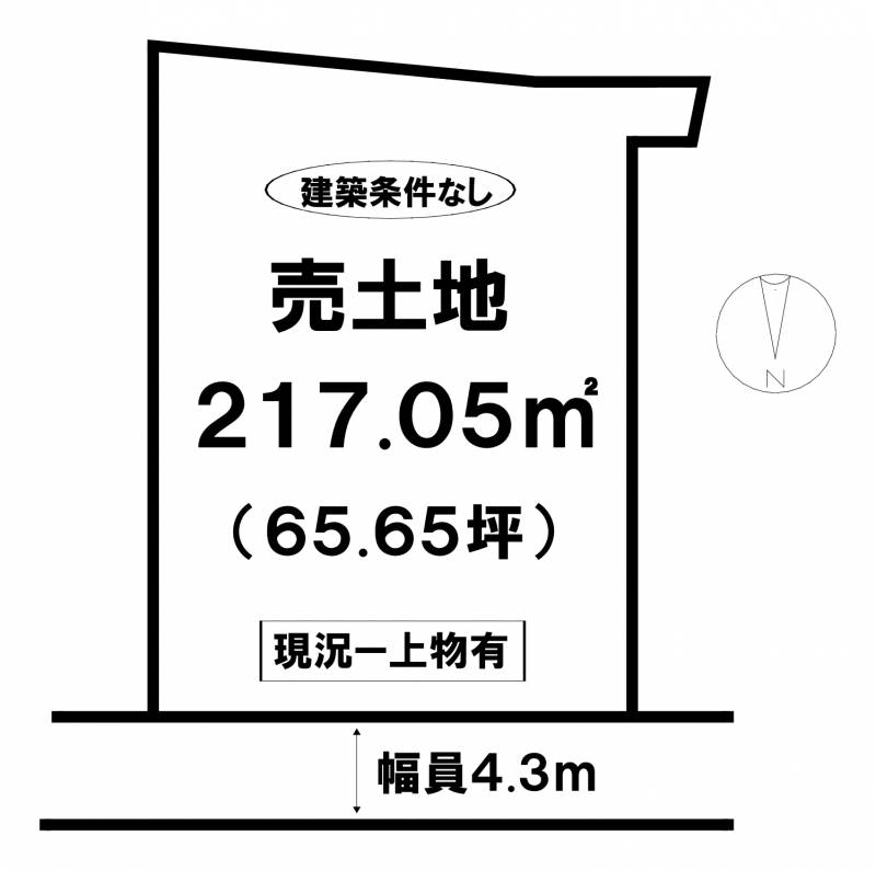 松山市朝日ヶ丘  の区画図