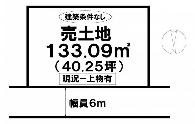 松山市西垣生町  の区画図