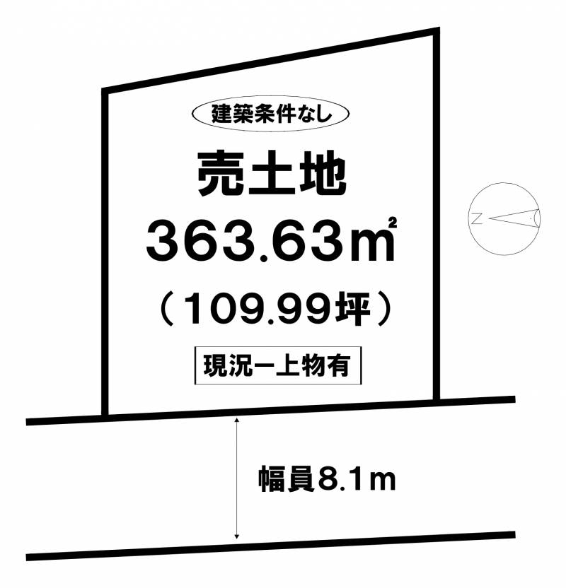 松山市山西町  の区画図