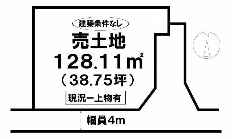 松山市西長戸町  の区画図