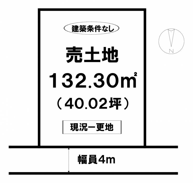 松山市北斎院町  の区画図