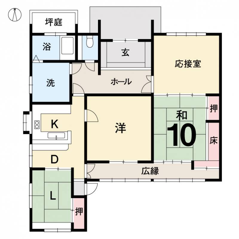 松山市生石町 一戸建 の間取り画像