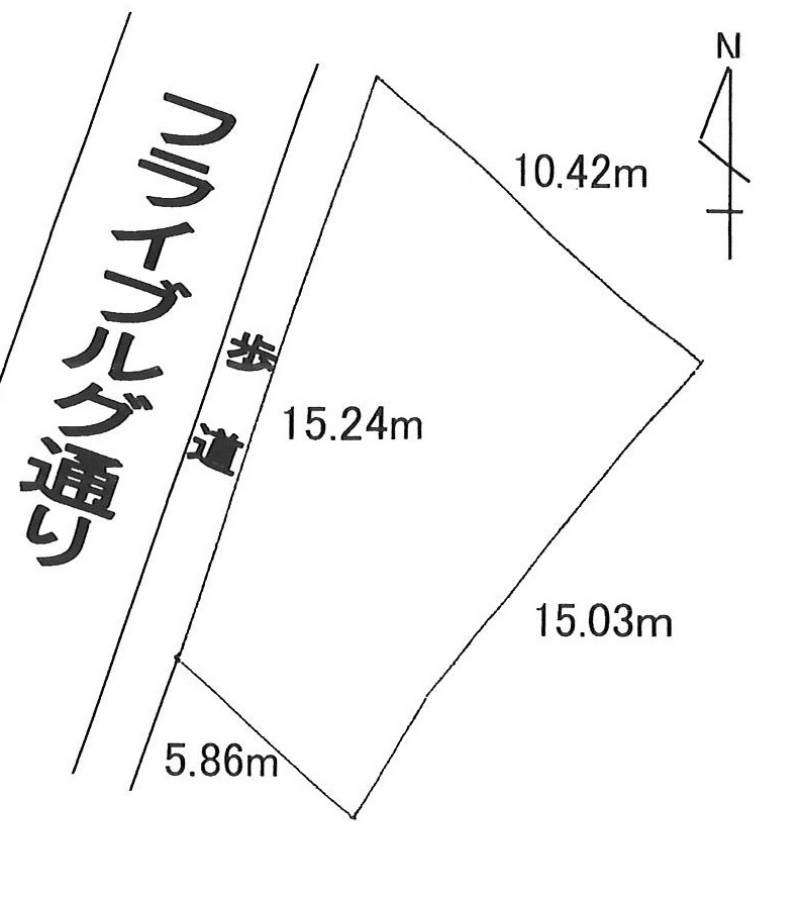 松山市南江戸 の区画図