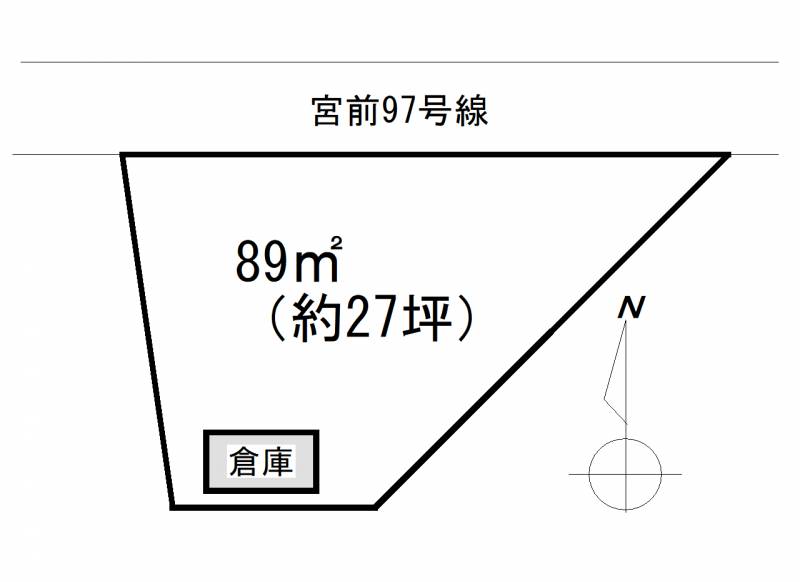 倉庫付き貸土地 の間取り画像