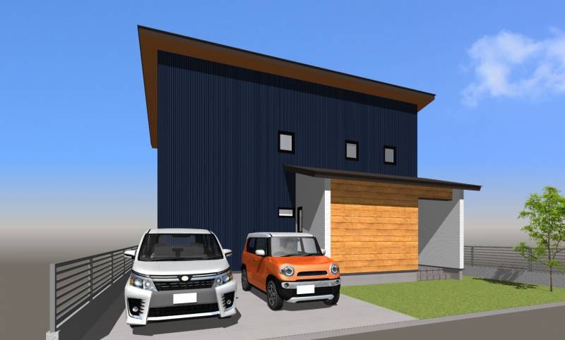 一目惚れした土地で建てた、北側玄関のパッシブZEHハウス♪