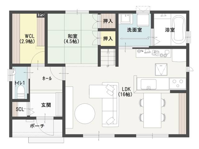 【新居浜市土橋】吹抜けが魅せる洗練されたシンプルな家 画像2枚目