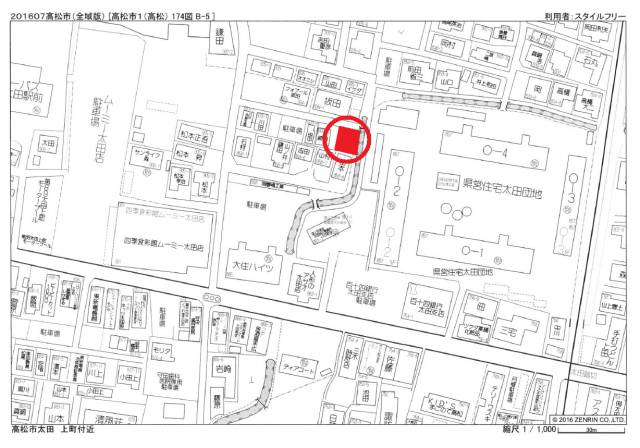 高松市太田上町933-11 （月極駐車場） の平面図