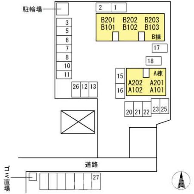 香川県丸亀市川西町北 ファミーユ Ｍ A棟 A202 物件写真1