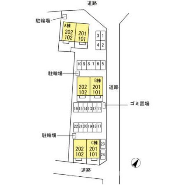 香川県丸亀市田村町 セジュール田村西 A棟 202 物件写真1