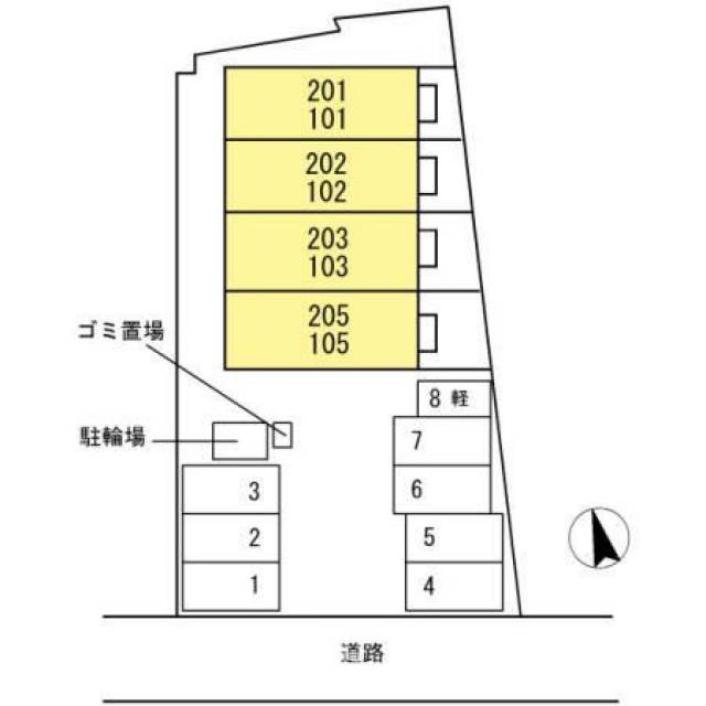 香川県丸亀市土器町東7丁目 エントピア 105 物件写真1