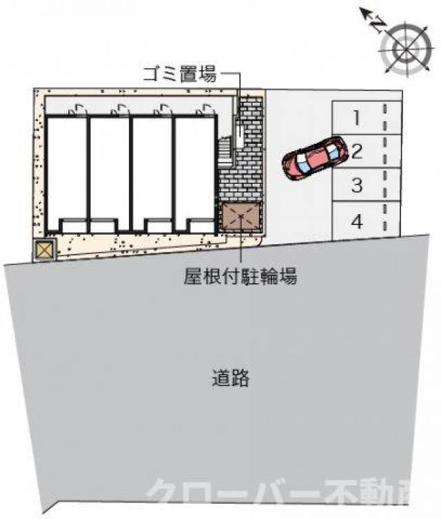 香川県丸亀市土器町西3丁目196-1 クレイノたちばな 104 物件写真1