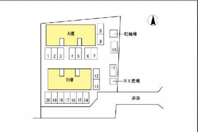 香川県丸亀市土器町西7丁目 ベルコート B棟 B203 物件写真1