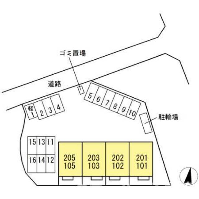 香川県丸亀市柞原町 グロウス 101 物件写真1