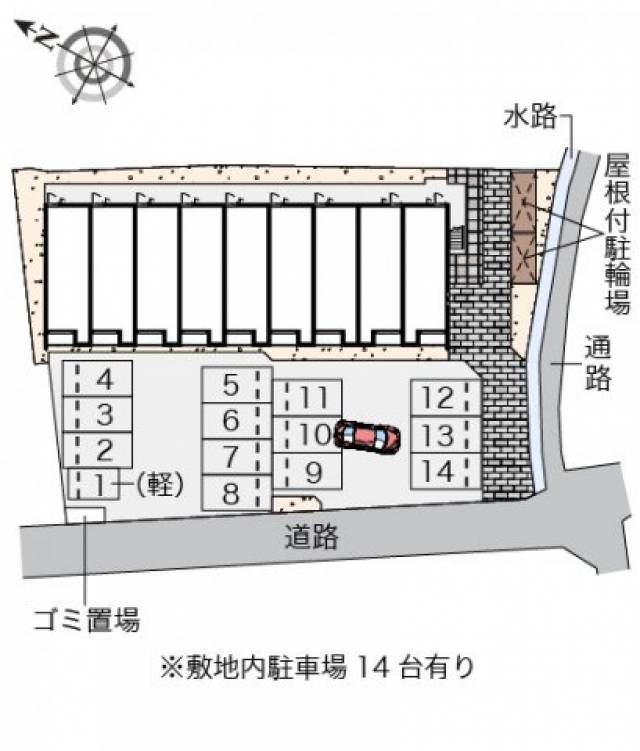 香川県善通寺市南町3丁目8-6 クレイノグローリーⅡ 103 物件写真1