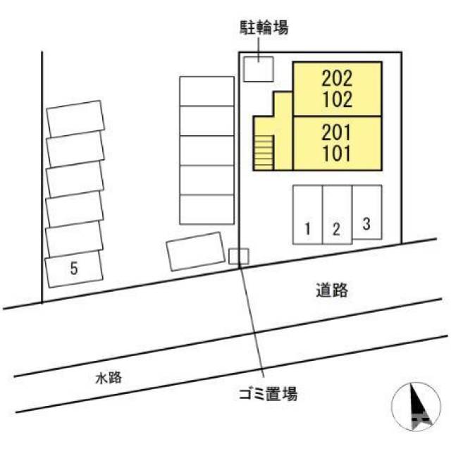 香川県観音寺市植田町 ファミーユタイチ Ｂ棟 202 物件写真1