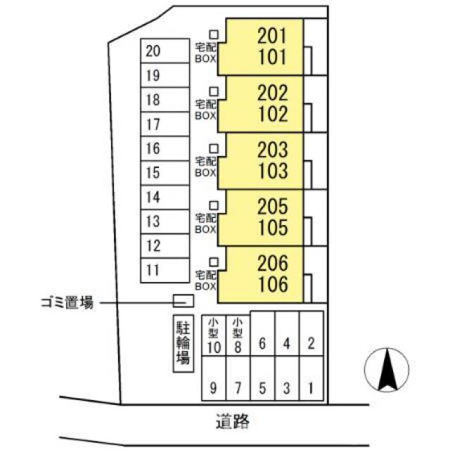 香川県坂出市福江町2丁目 サンライズ 101 物件写真1