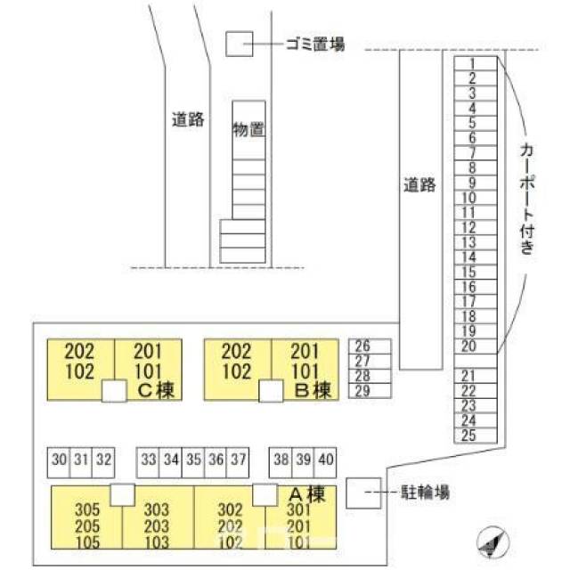 香川県丸亀市郡家町 ダイワレイク C棟 C101 物件写真1