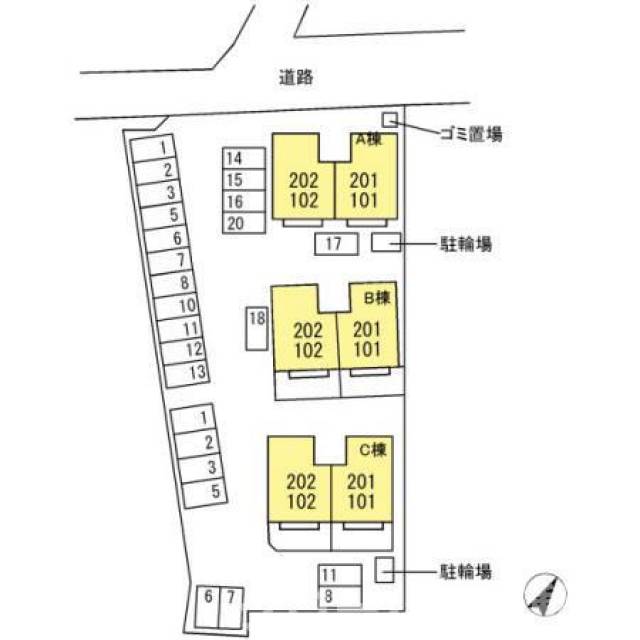 香川県仲多度郡多度津町大字青木 グレイスＵＪＩＫＥ Ｂ棟 202 物件写真1