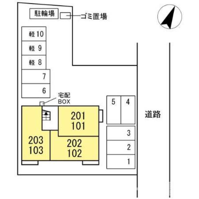 香川県善通寺市上吉田町2丁目 Ruhe(ﾙｰｴ) 202 物件写真1