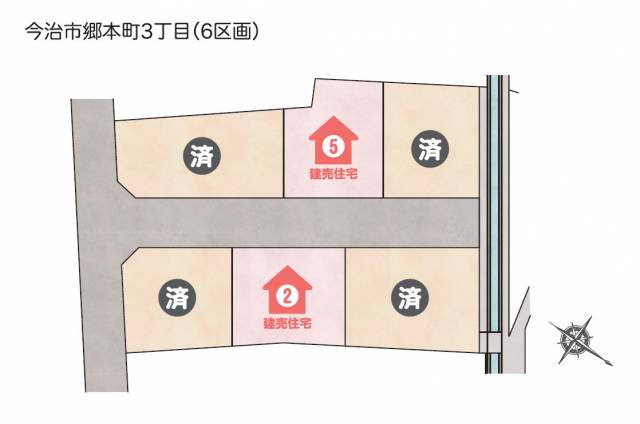 今治市郷本町3丁目613-6 今治市郷本町 一戸建 郷本町3丁目分譲地2号地 物件写真1