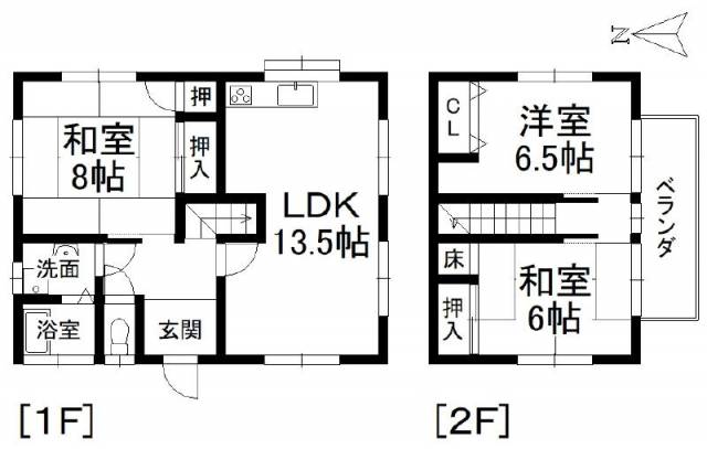 松山市白水台 一戸建画像1枚目