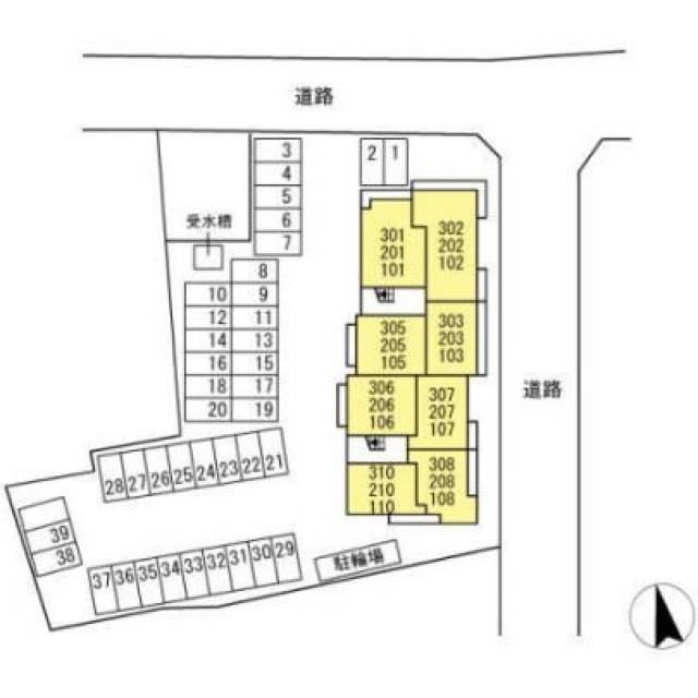 愛媛県四国中央市川之江町１６５１-１４ メゾン　ドーミー　川之江の1LDK賃貸アパート 107 物件写真1