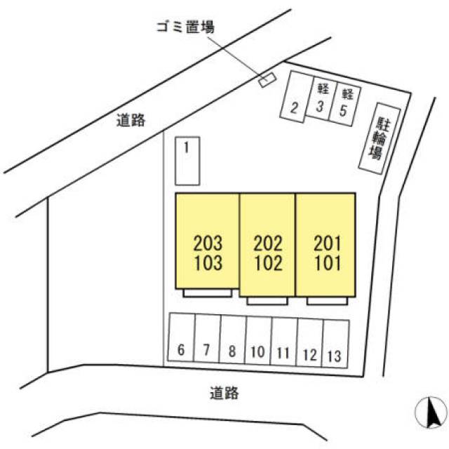 高知県高知市朝倉横町 ウィル横町 102 物件写真1