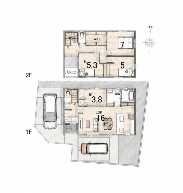 松山市南斎院町 一戸建画像1枚目