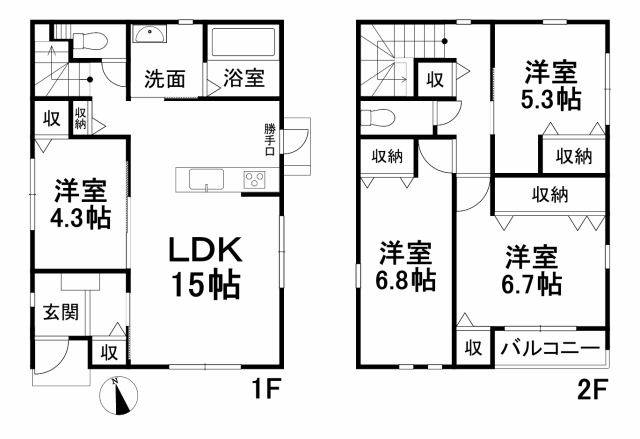 松山市北梅本町 一戸建画像1枚目