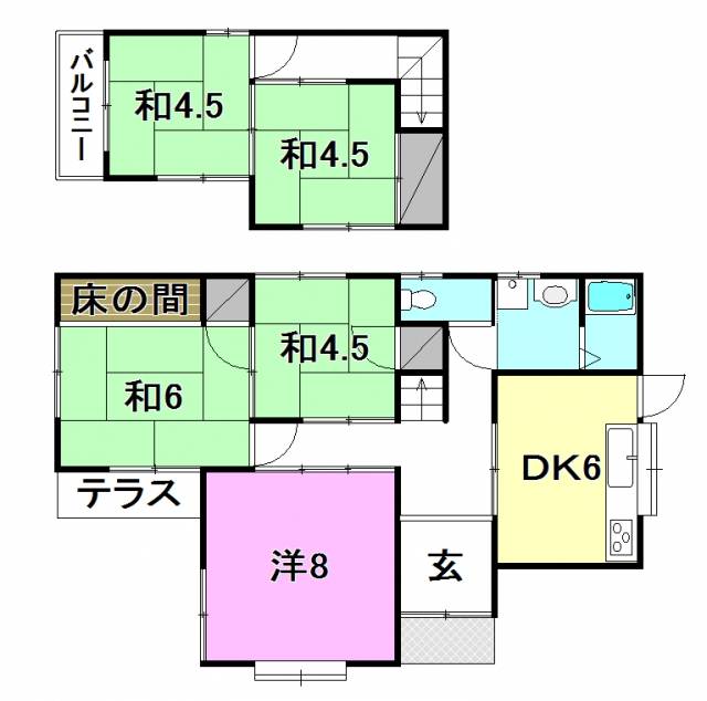 松山市高岡町 一戸建画像1枚目