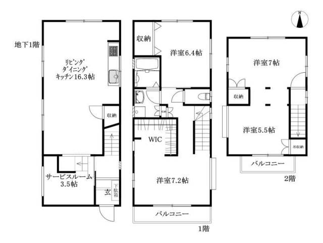 松山市小栗 一戸建画像1枚目