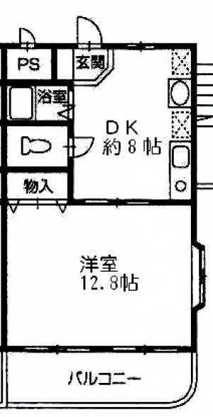 レイクサイド太田 202号室の間取り画像