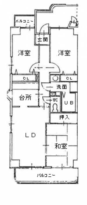 ドルフィン伏石 503の間取り画像